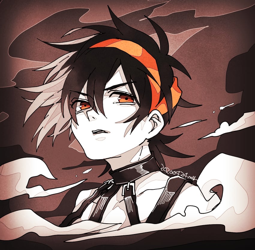 narancia ghirga (jojo no kimyou na bouken and 1 more) drawn by mikage_kazuki