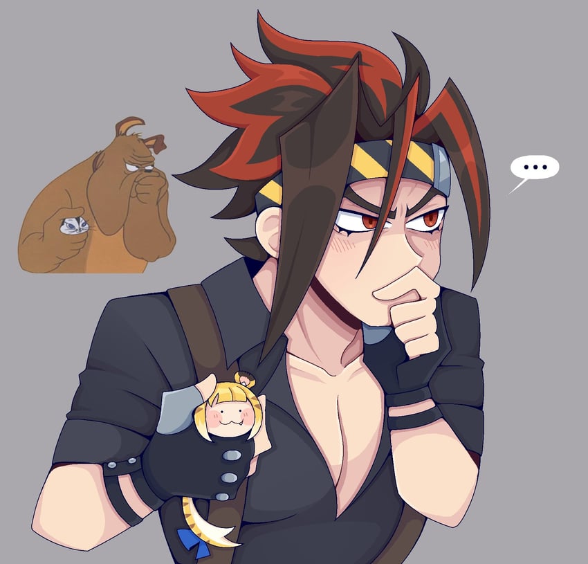 ju fufu and anton ivanov (zenless zone zero and 1 more) drawn by lady_beemer