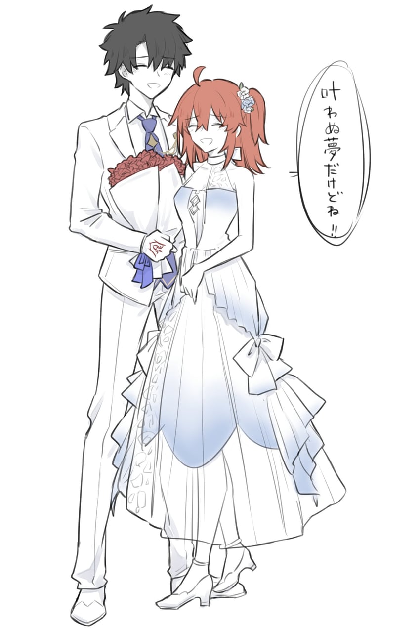 fujimaru ritsuka (fate and 1 more) drawn by yukihara_sbgd