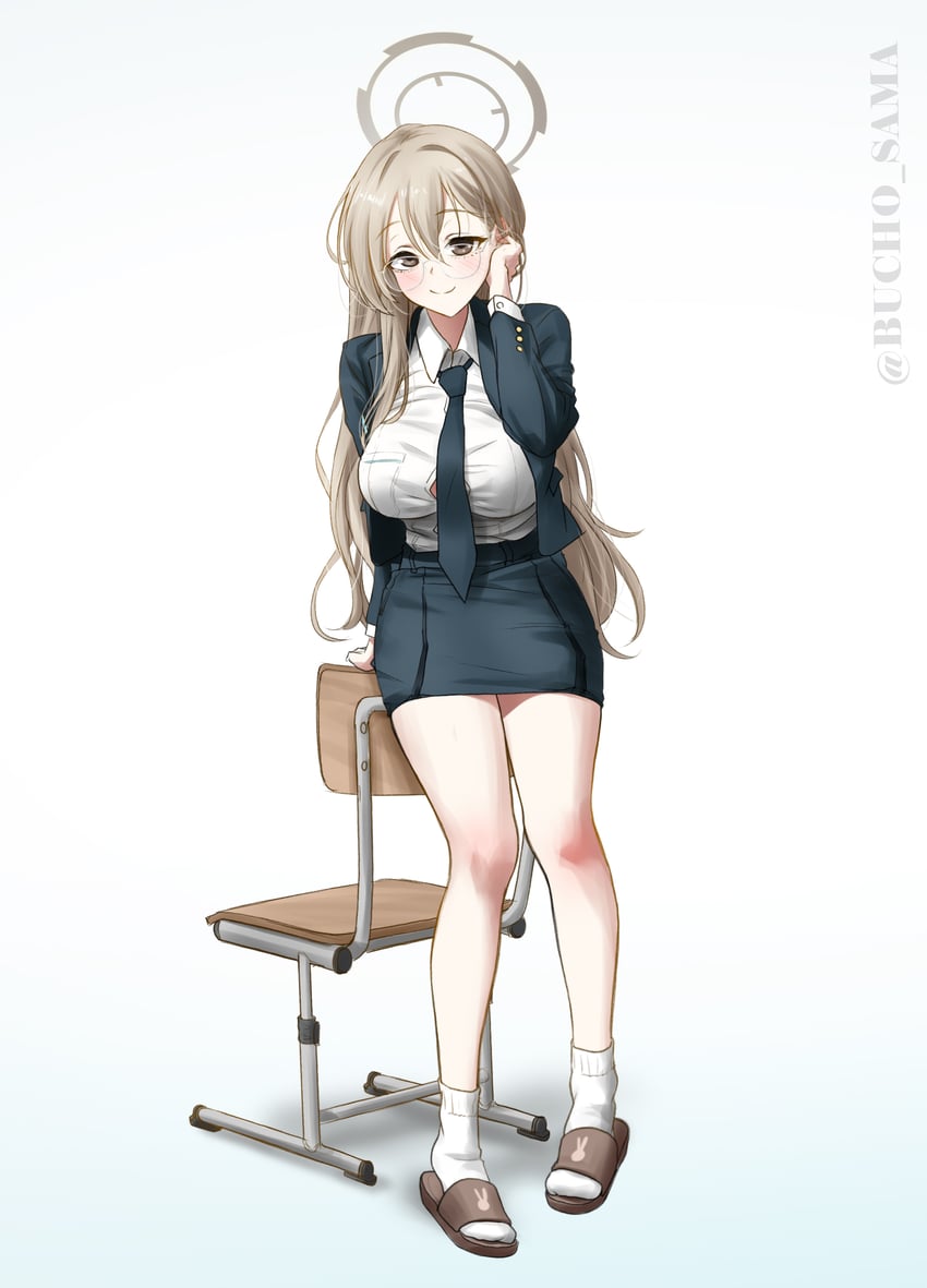 akane (blue archive) drawn by bucho_sama