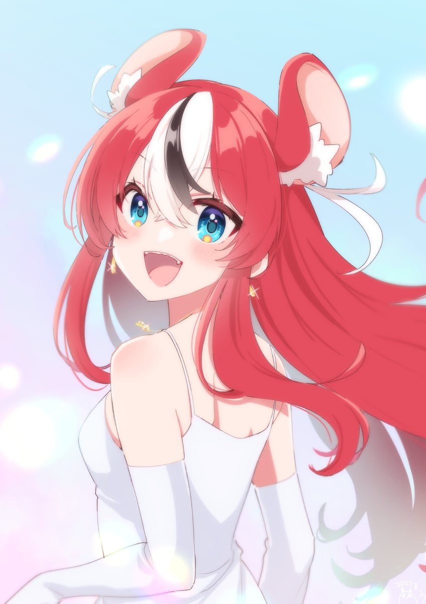 hakos baelz (hololive and 1 more) drawn by lia_(pandaen)