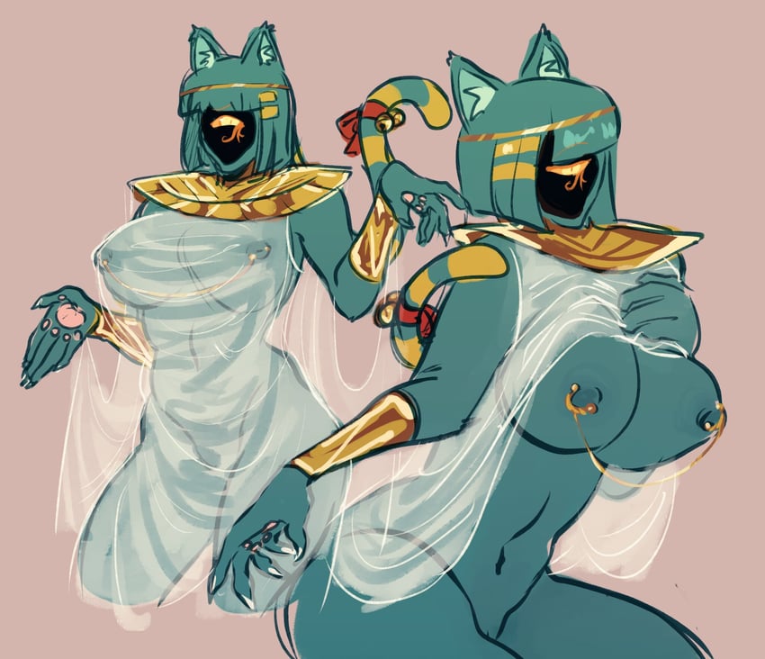 nyanlathotep (cthulhu mythos and 1 more) drawn by deertripetri