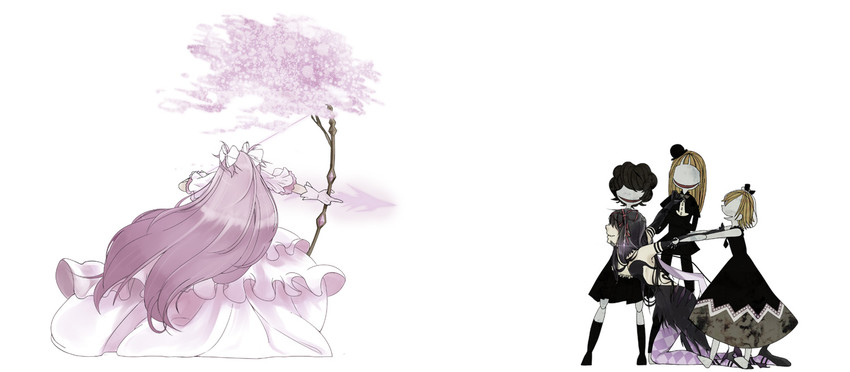 akemi homura, kaname madoka, ultimate madoka, akuma homura, and clara dolls (mahou shoujo madoka magica and 1 more) drawn by yuuha_(bjdmc)