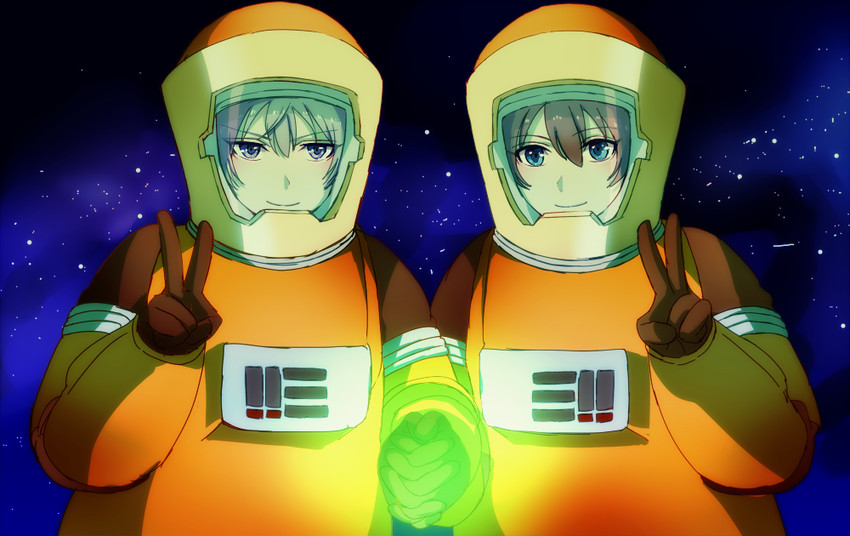 l-elf and tokishima haruto (kakumeiki valvrave) drawn by sana423