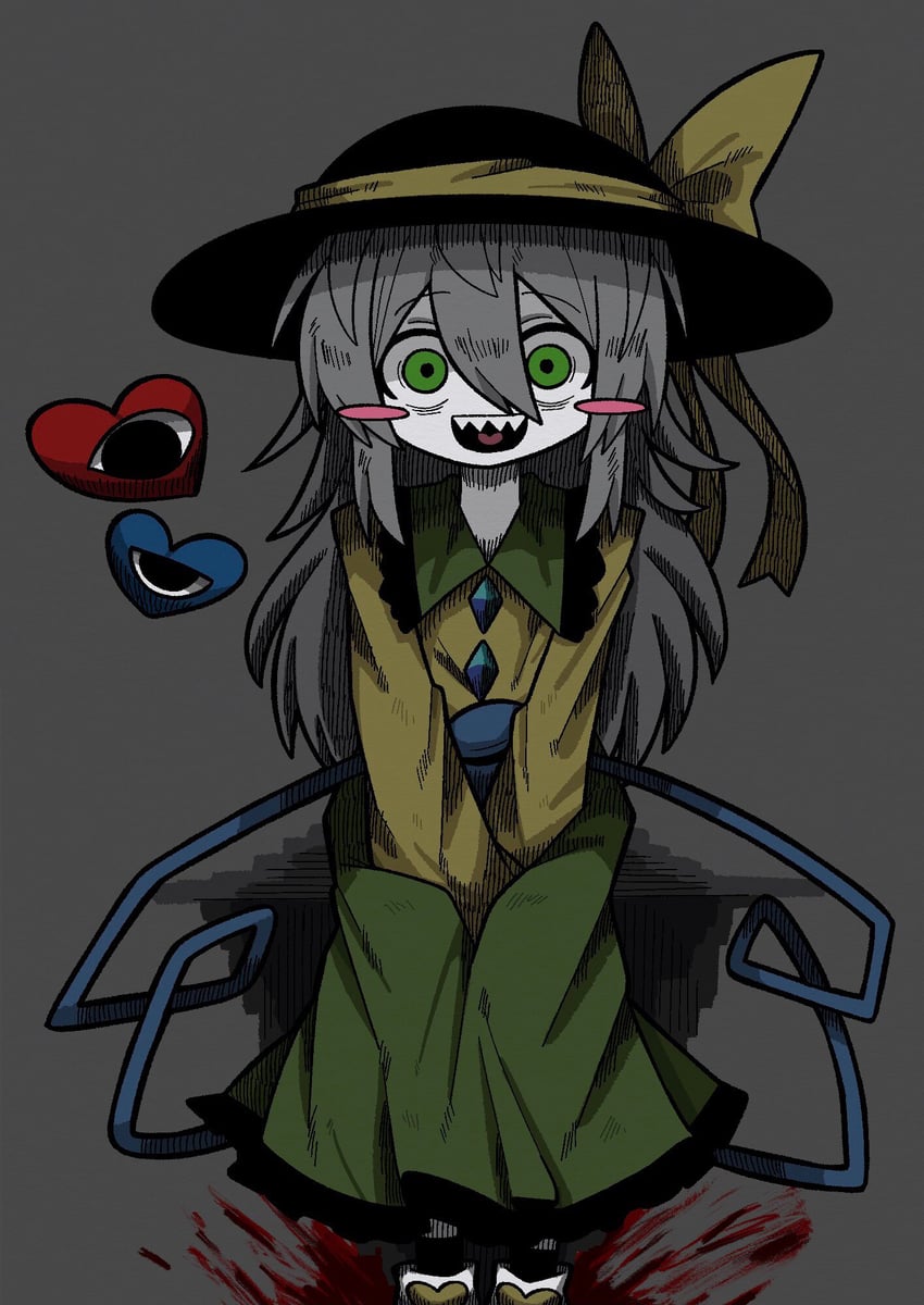 komeiji koishi (touhou and 1 more) drawn by zunusama