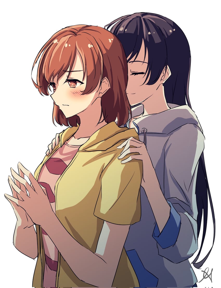 aijou karen and kagura hikari (shoujo kageki revue starlight) drawn by aoi_hane