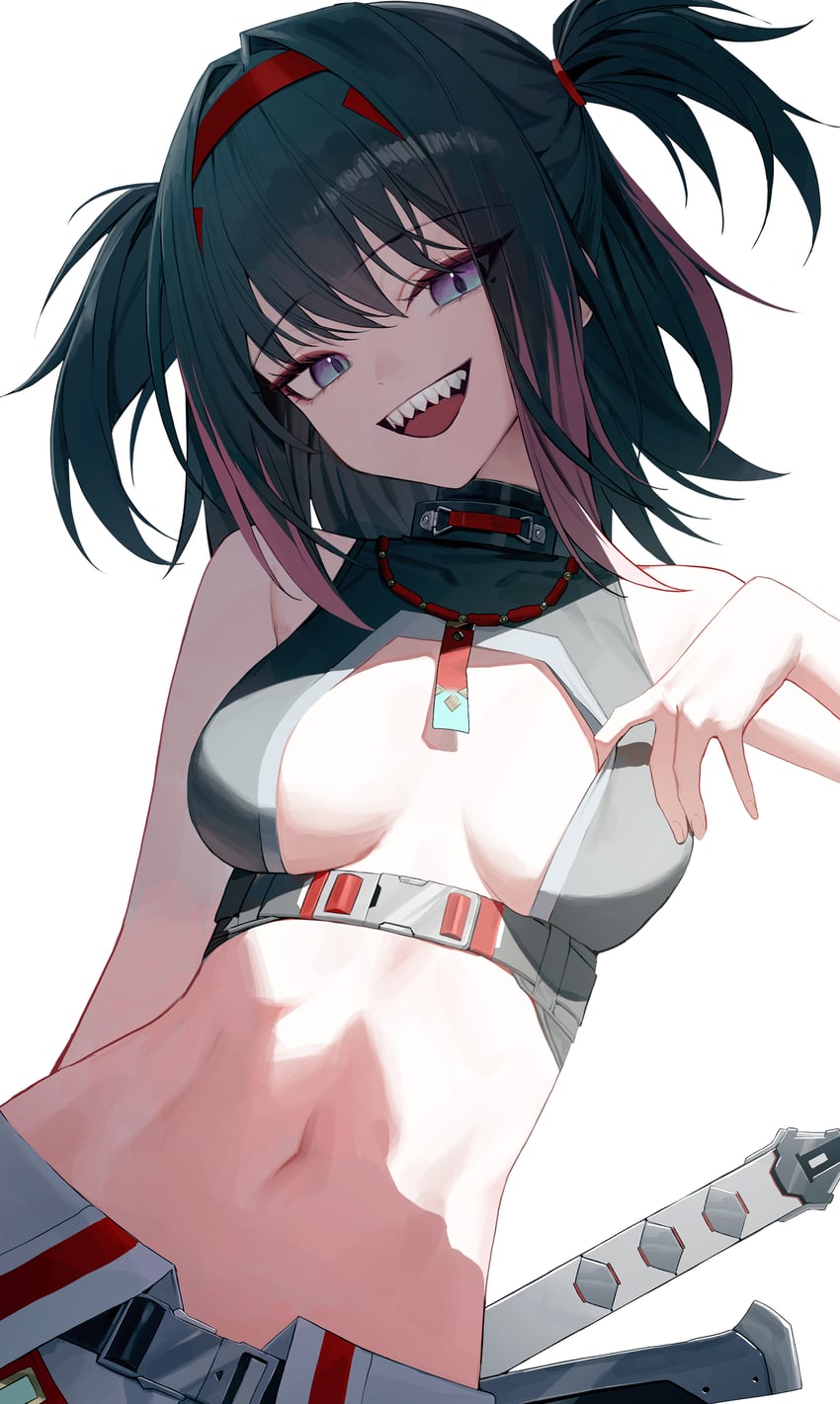 hisui (black survival and 1 more) drawn by huhi_(huhi_1211)