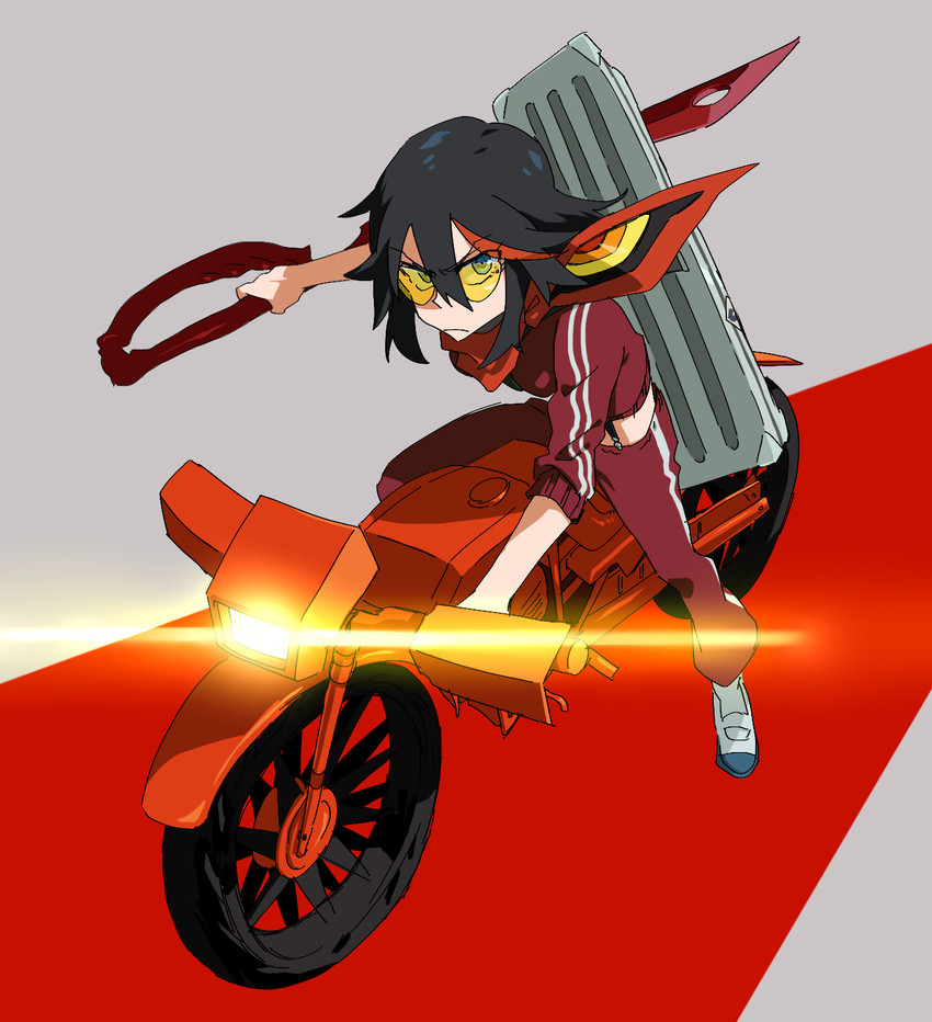 matoi ryuuko and senketsu (kill la kill) drawn by kuroda_(nanchara_flight)