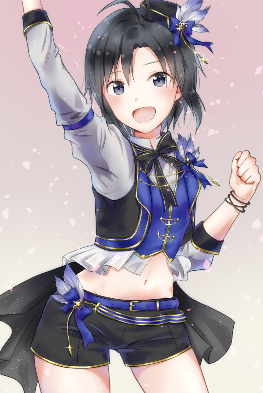 kikuchi makoto (idolmaster and 2 more) drawn by mogskg