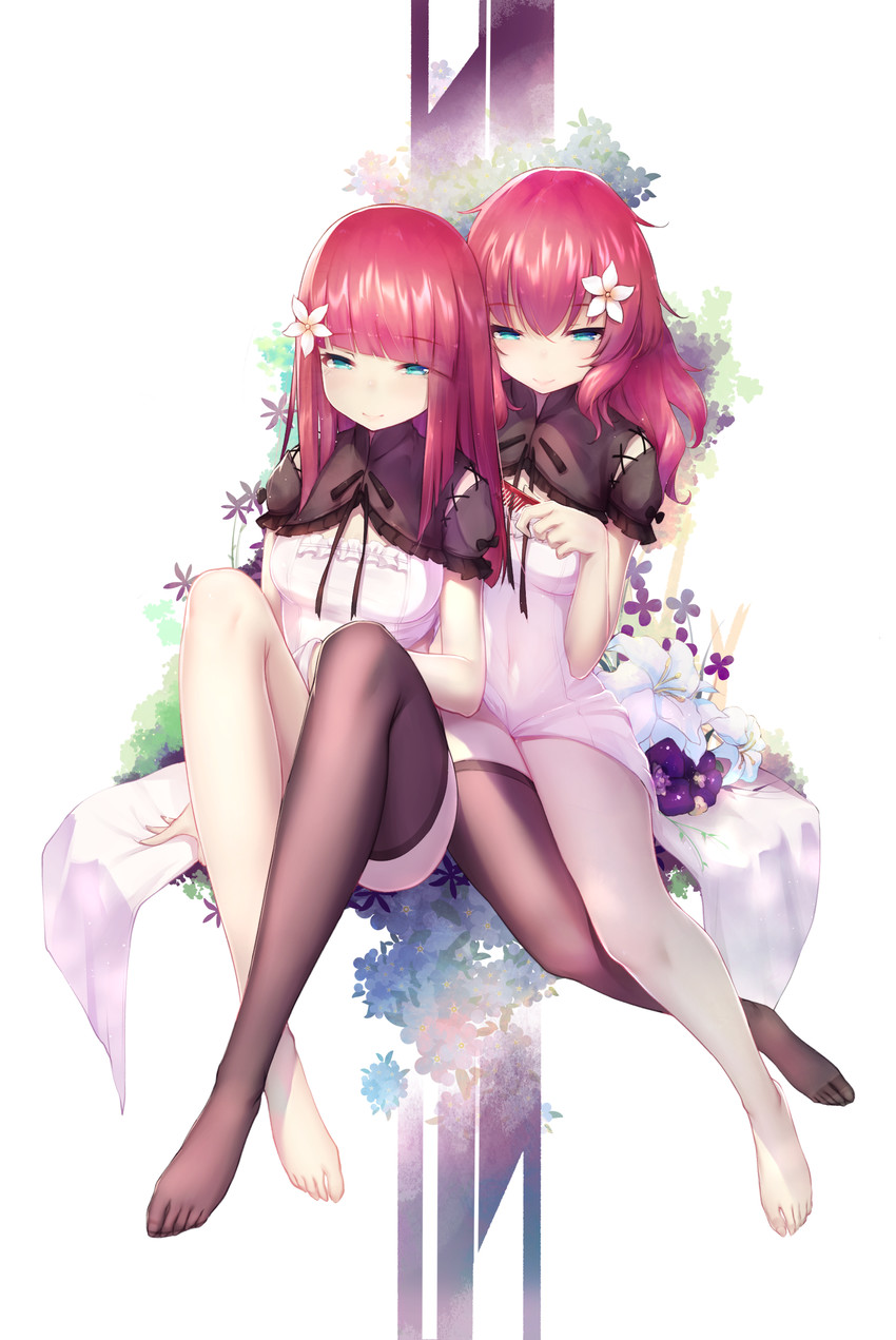 devola and popola (nier and 1 more) drawn by dk.senie