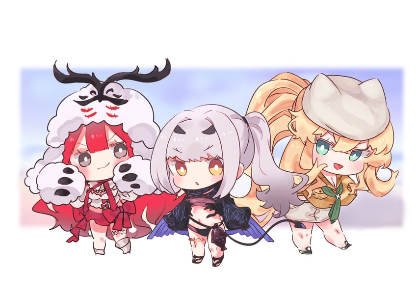 baobhan sith, melusine, barghest, and cernunnos (fate and 1 more) drawn by shigure_(ffrh7824)