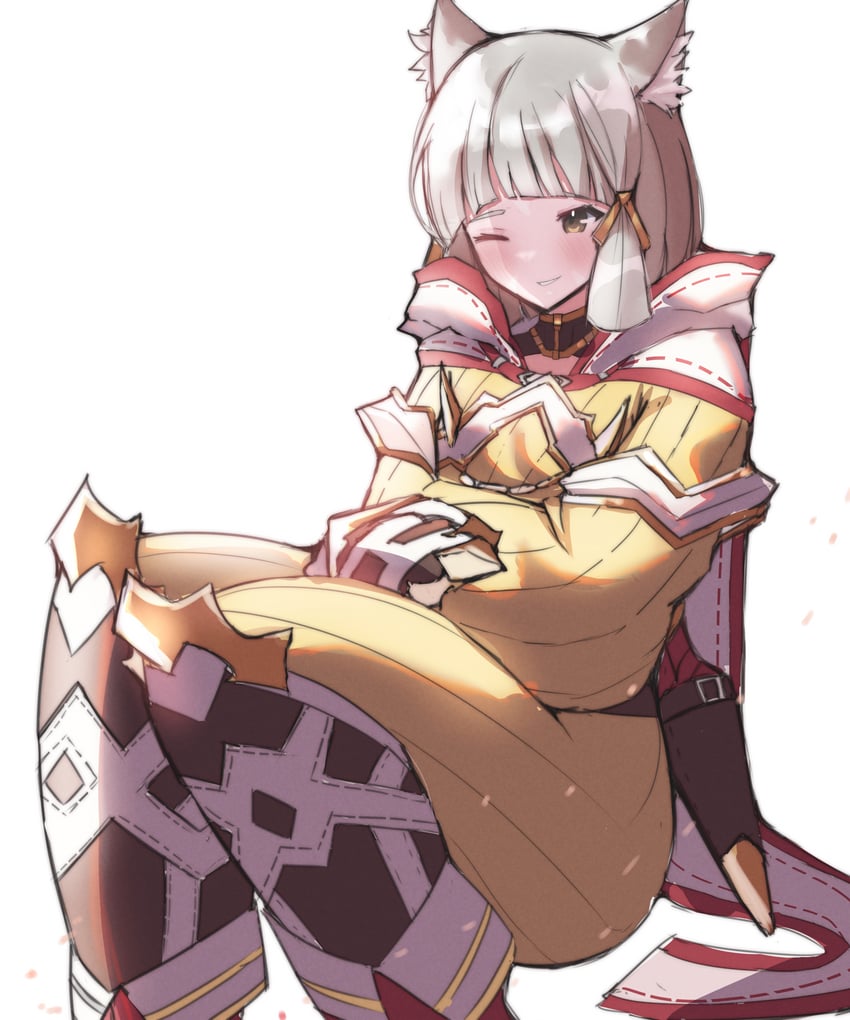 nia (xenoblade chronicles and 1 more) drawn by juneplums