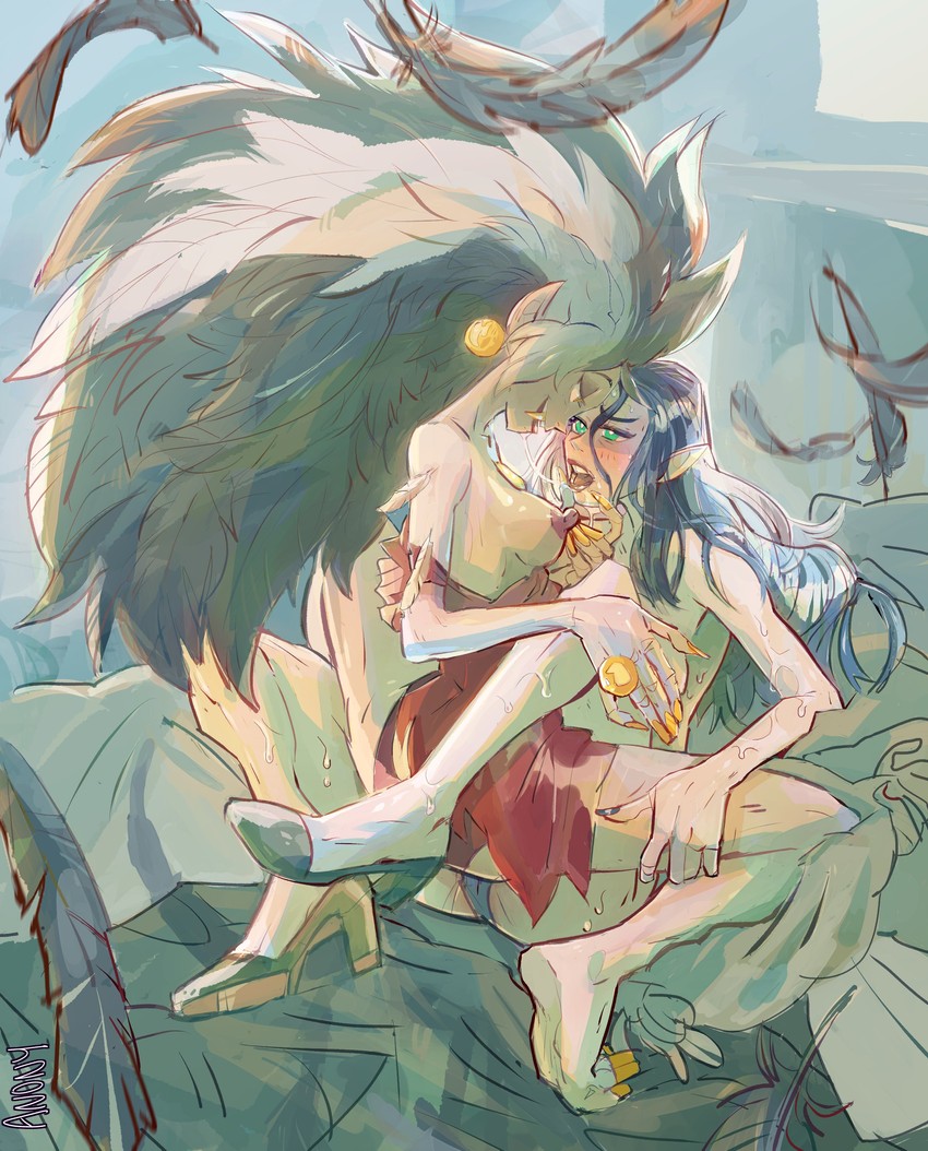 edalyn clawthorne and lilith clawthorne (the owl house) drawn by anonymoose