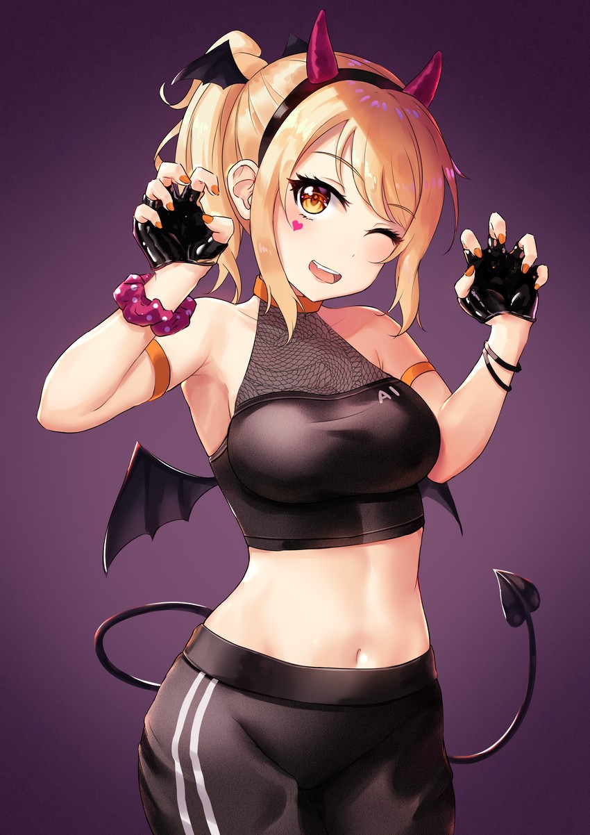 miyashita ai (love live! and 1 more) drawn by h-appa
