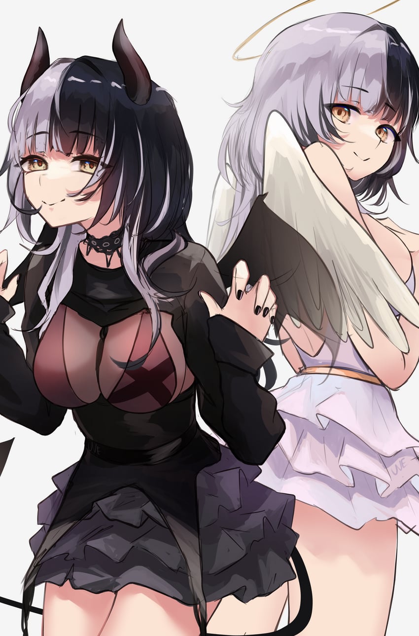 shiori novella (hololive and 1 more) drawn by uve
