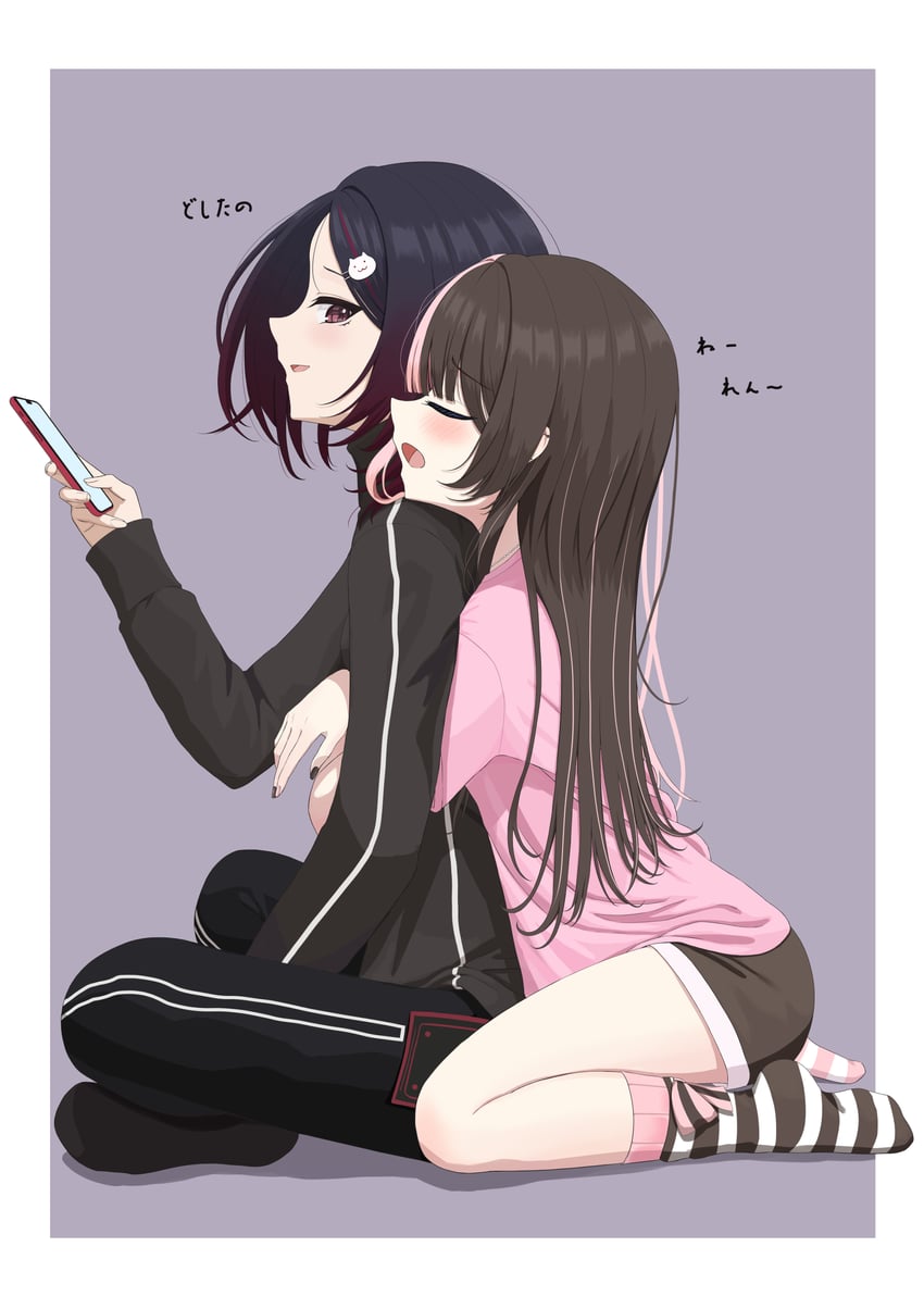 tachibana hinano and kisaragi ren (vspo! and 1 more) drawn by cheshirena3