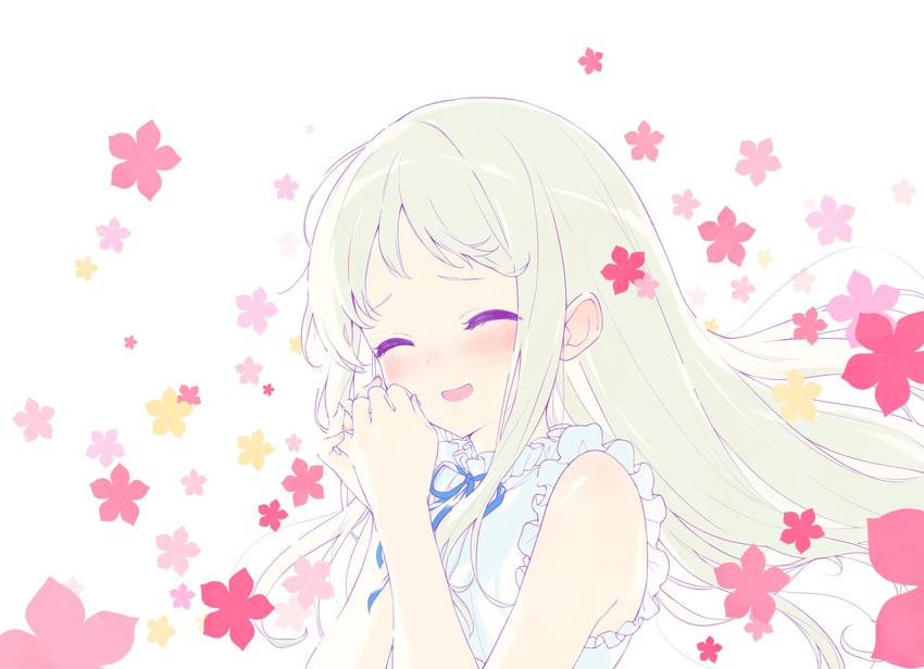 honma meiko (ano hi mita hana no namae wo bokutachi wa mada shiranai.) drawn by shnva