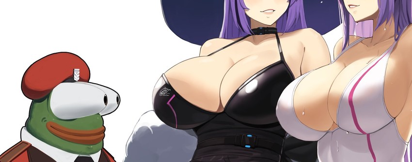 commander, pepe the frog, and zb-26 (girls' frontline and 1 more) drawn by kion-kun