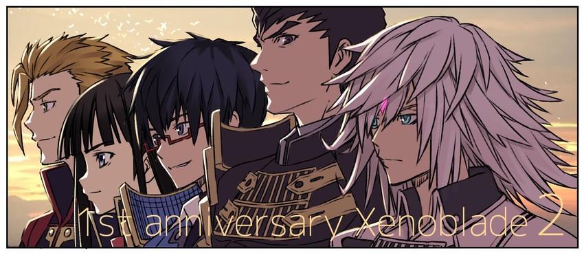 jin, malos, mikhail, patroka, and akhos (xenoblade chronicles and 1 more) drawn by decoponmagi