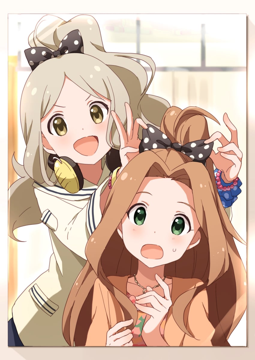 handa roco and nikaido chizuru (idolmaster and 2 more) drawn by buchi_(y0u0ri_)