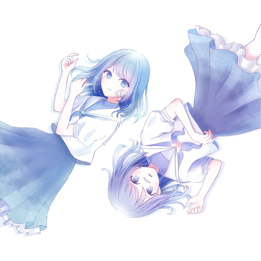 akuru-chan (original and 2 more) drawn by lunabi