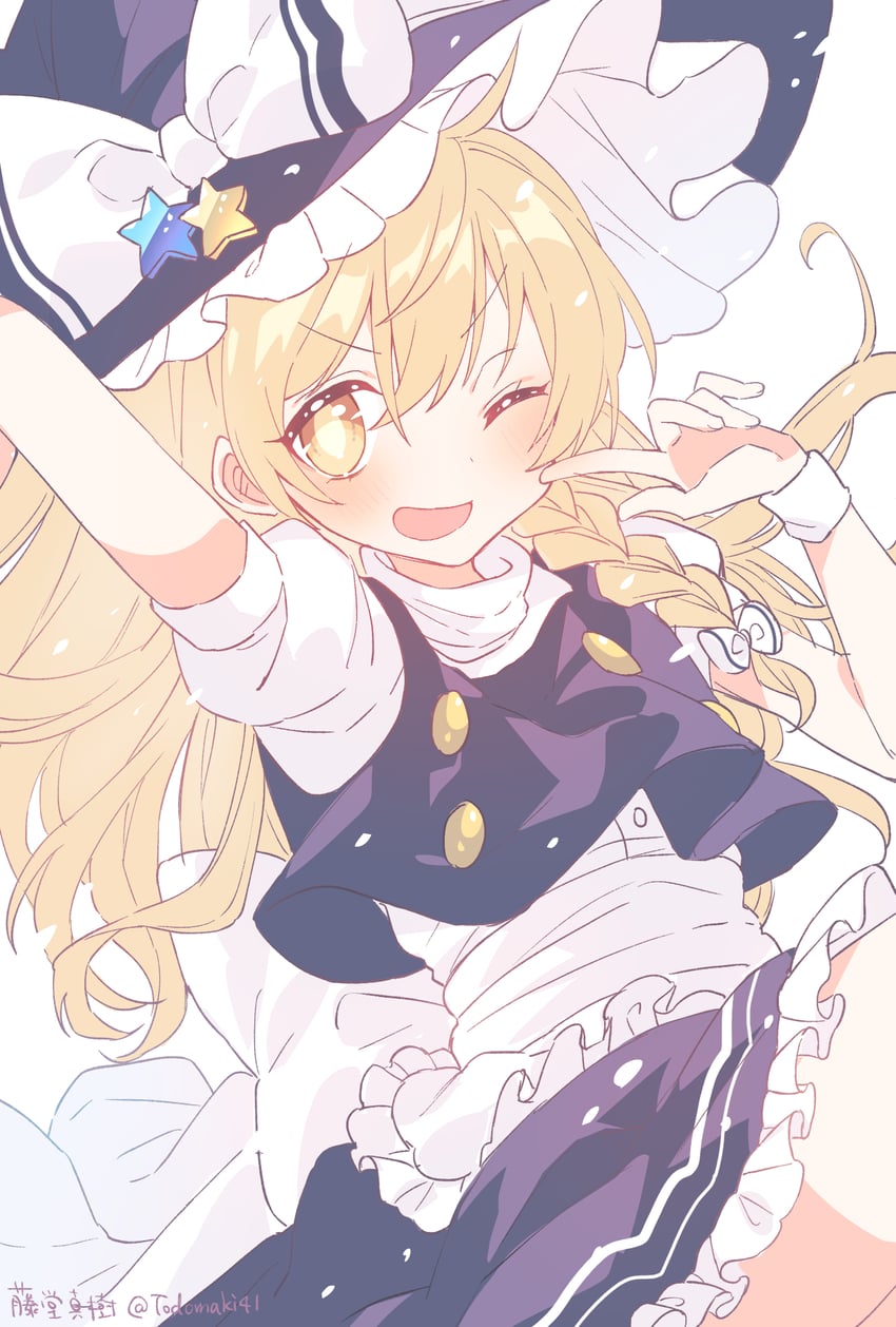kirisame marisa (touhou and 1 more) drawn by todomaki41