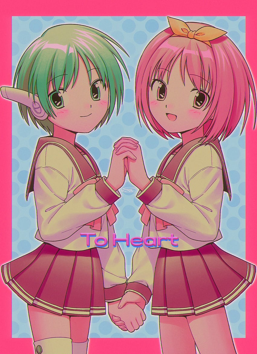 multi and kamigishi akari (to heart) drawn by menma_(enaic31)