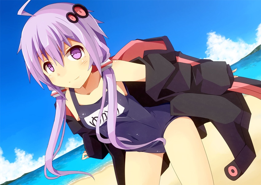 yuzuki yukari (vocaloid and 1 more) drawn by yukikasa