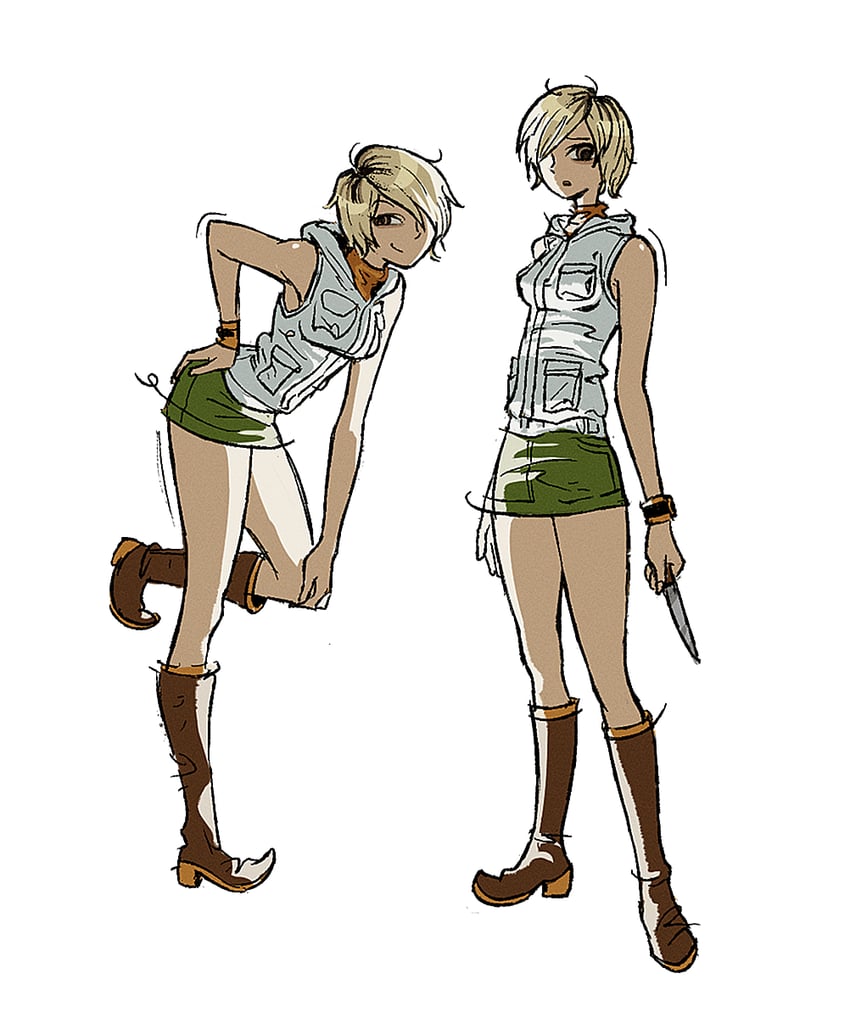 heather mason (silent hill and 1 more) drawn by jowagoni