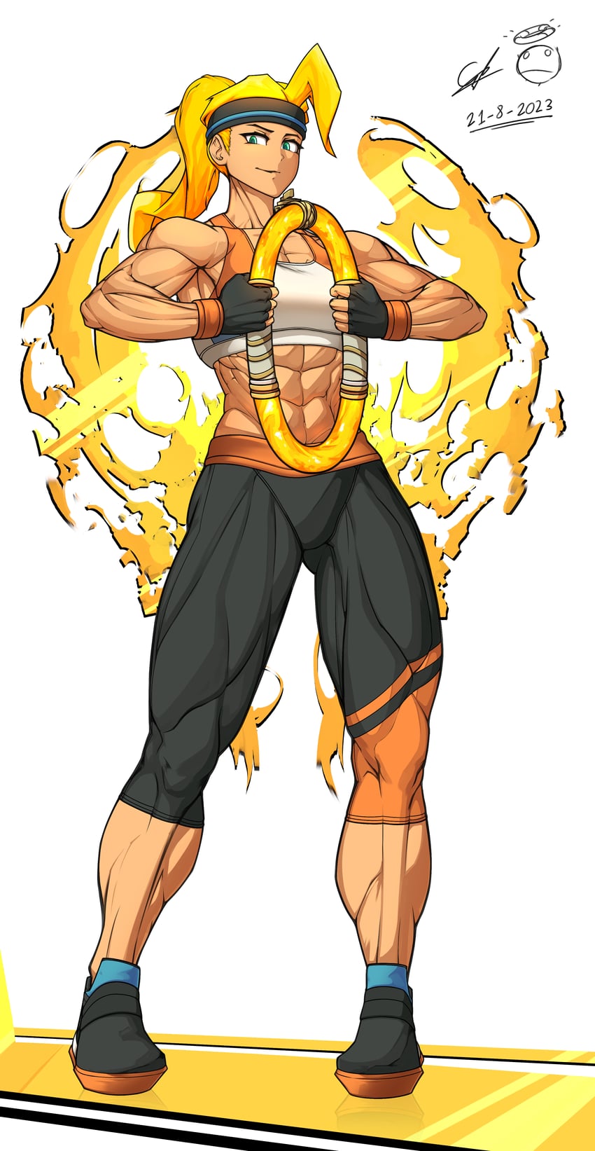 ring fit trainee and ring (ring fit adventure) drawn by drawer_nub