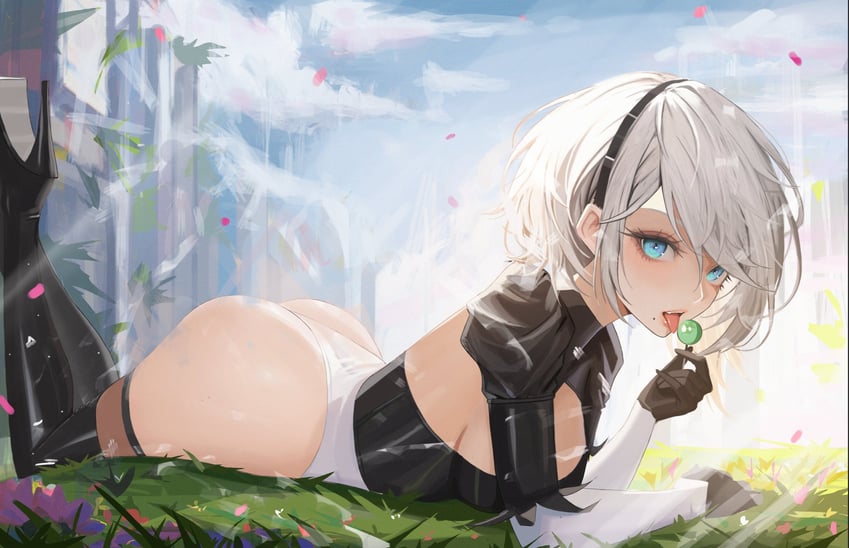 2b (nier and 1 more) drawn by neo_(neorarty3)