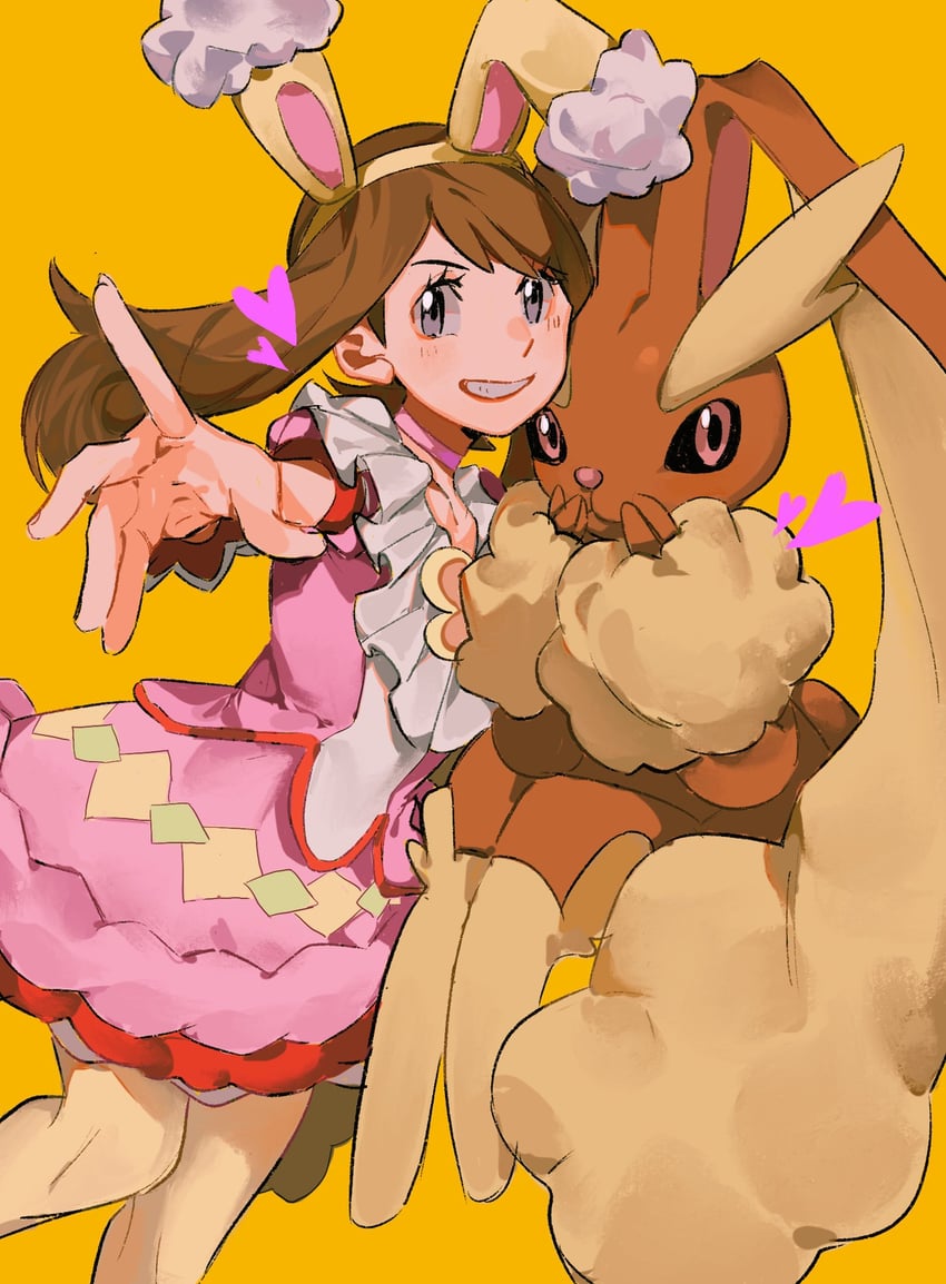 may and lopunny (pokemon and 1 more) drawn by mei_(manjunii)