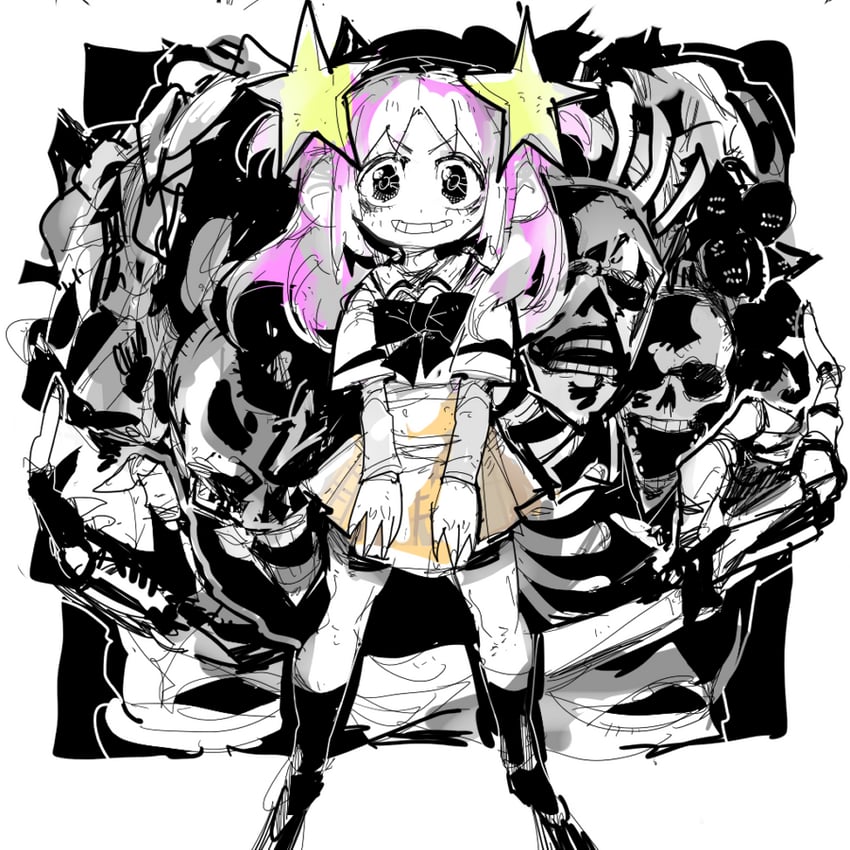 misono karin (mahou shoujo madoka magica and 1 more) drawn by oshaka_(haguki)