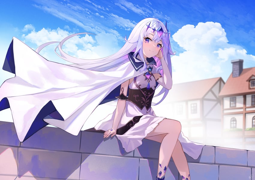 koseki bijou (hololive and 2 more) drawn by uoca