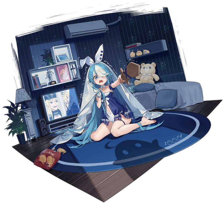 manjuu, bismarck, hood, richelieu, and maille-breze (azur lane) drawn by kurumi_(recycllamo)
