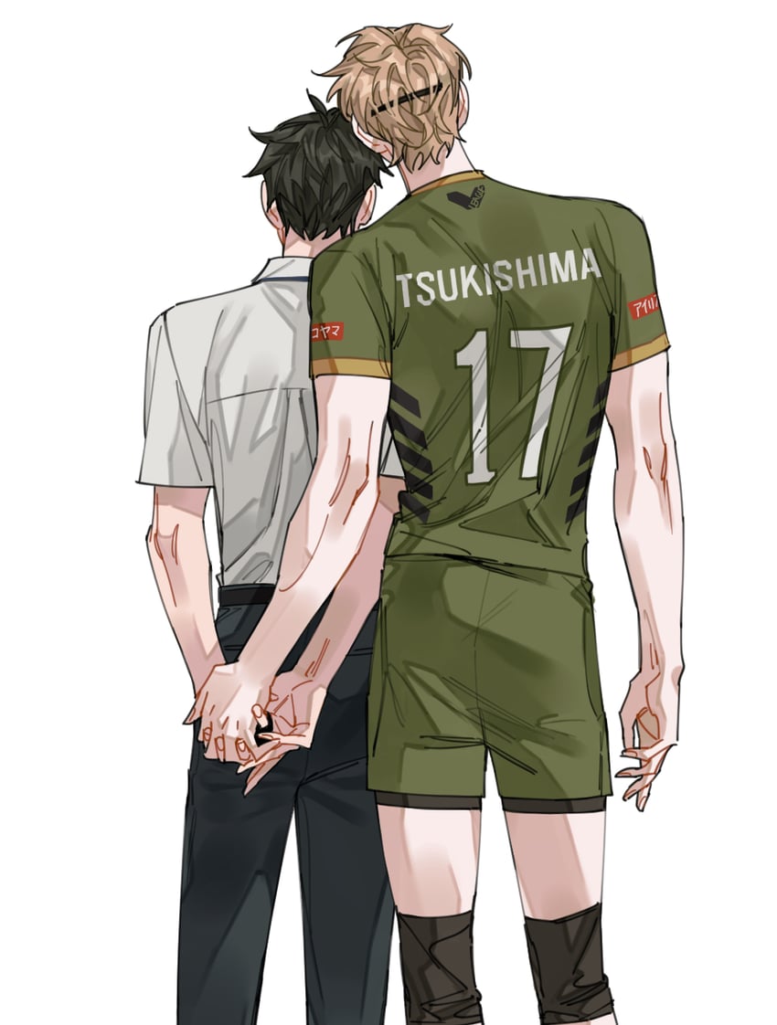 tsukishima kei and yamaguchi tadashi (haikyuu!!) drawn by like_no2