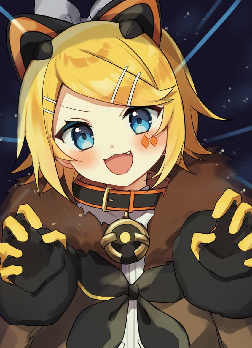kagamine rin and magical mirai rin (vocaloid and 1 more) drawn by akikan_sabako