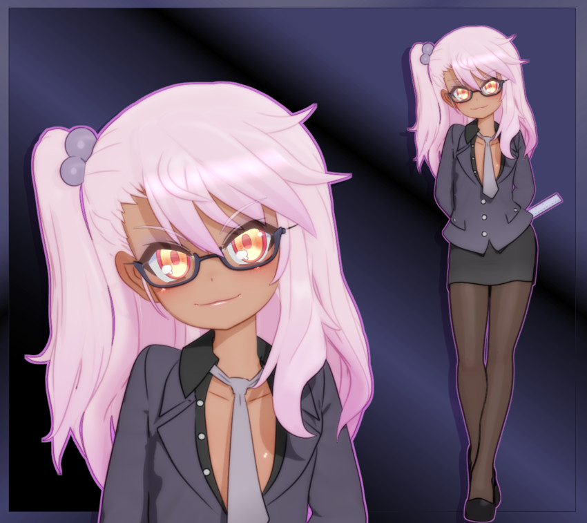 chloe von einzbern (fate and 1 more) drawn by gs-mantis