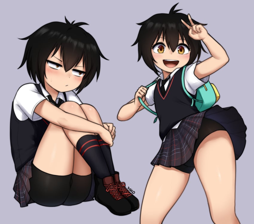 peni parker (marvel and 3 more) drawn by dako_(dakosito)