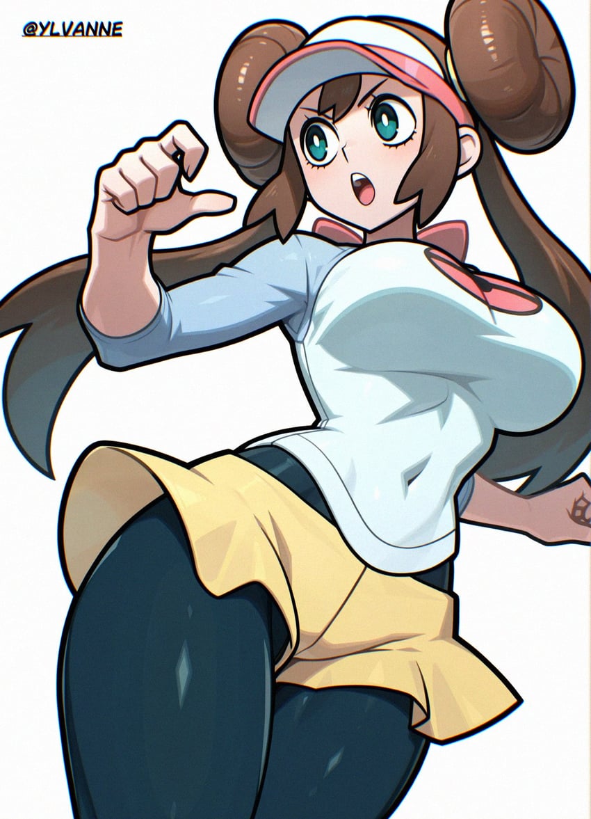 rosa (pokemon and 1 more) drawn by ylvanne