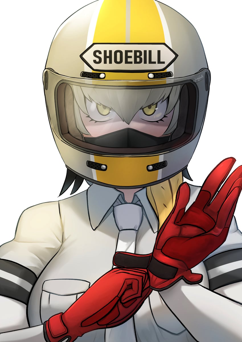 shoebill (kemono friends and 1 more) drawn by john_(a2556349)