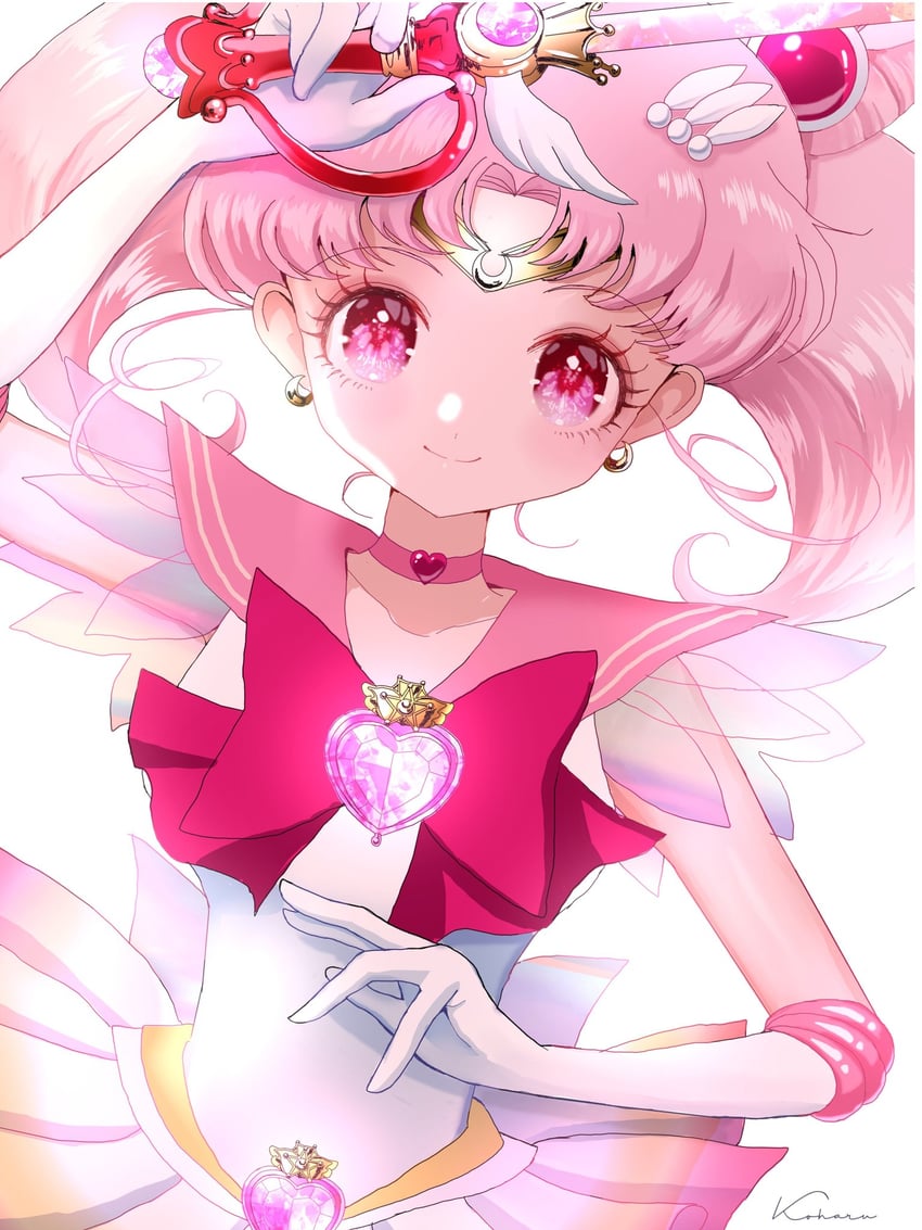 chibi usa, sailor chibi moon, and super sailor chibi moon (bishoujo senshi sailor moon and 1 more) drawn by koharumichi