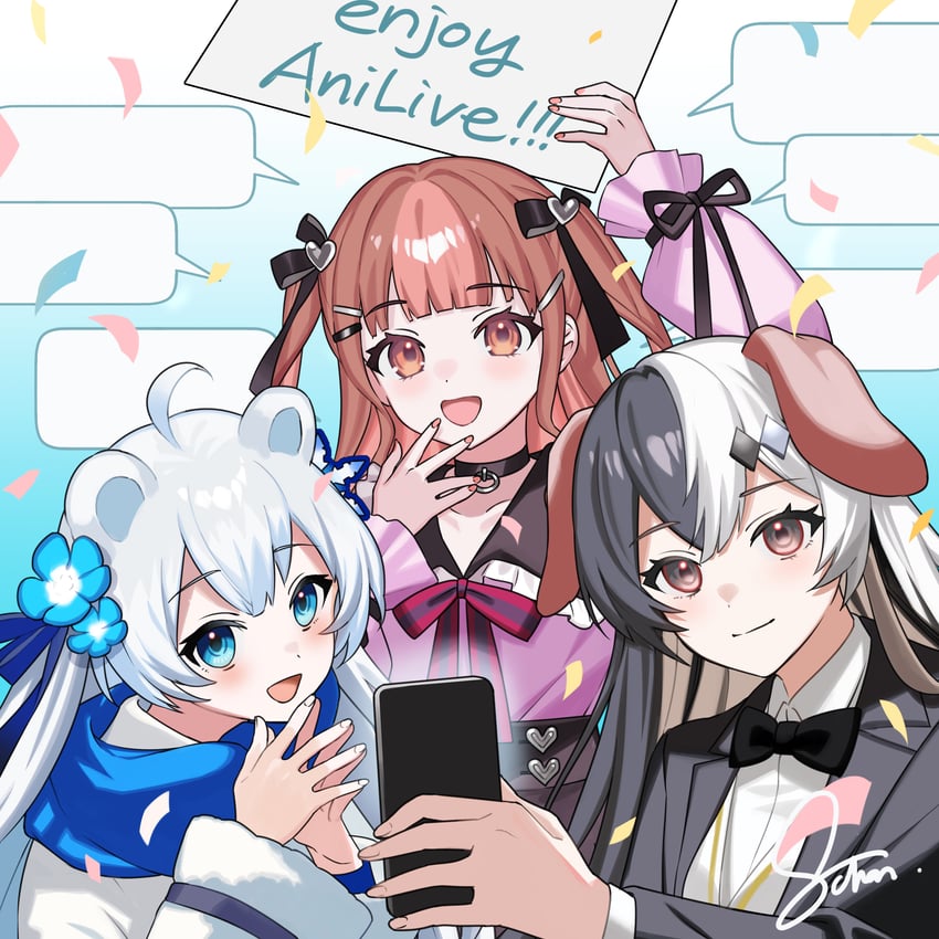linh graves, kirao-kun, and aqua oracle (anilive and 1 more) drawn by sashimichan