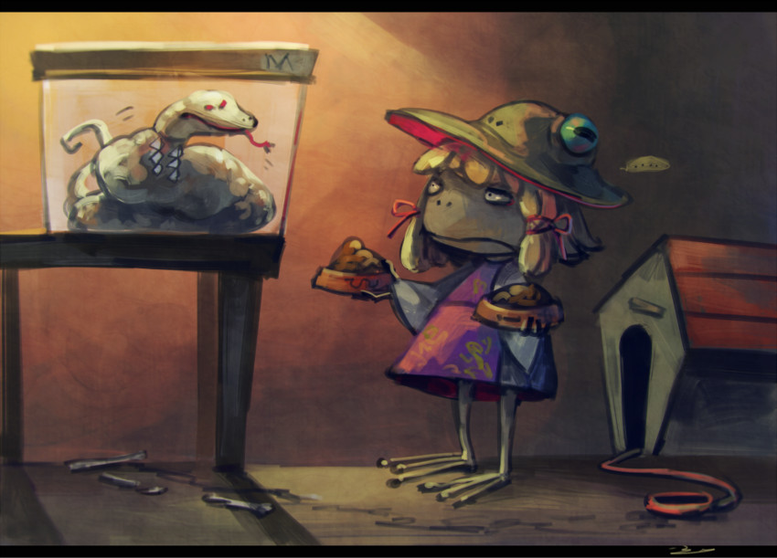 moriya suwako and mishaguji (touhou) drawn by koto_inari
