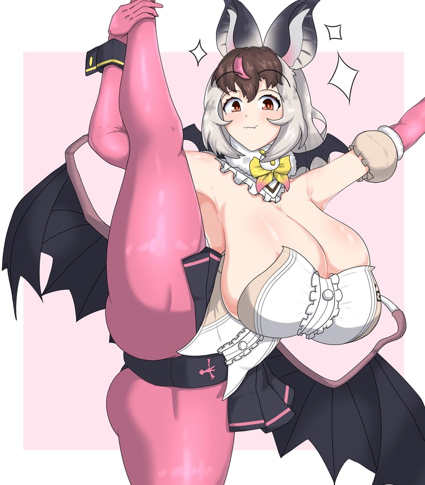 brown long-eared bat (kemono friends and 1 more) drawn by abrams_(0abrams0)