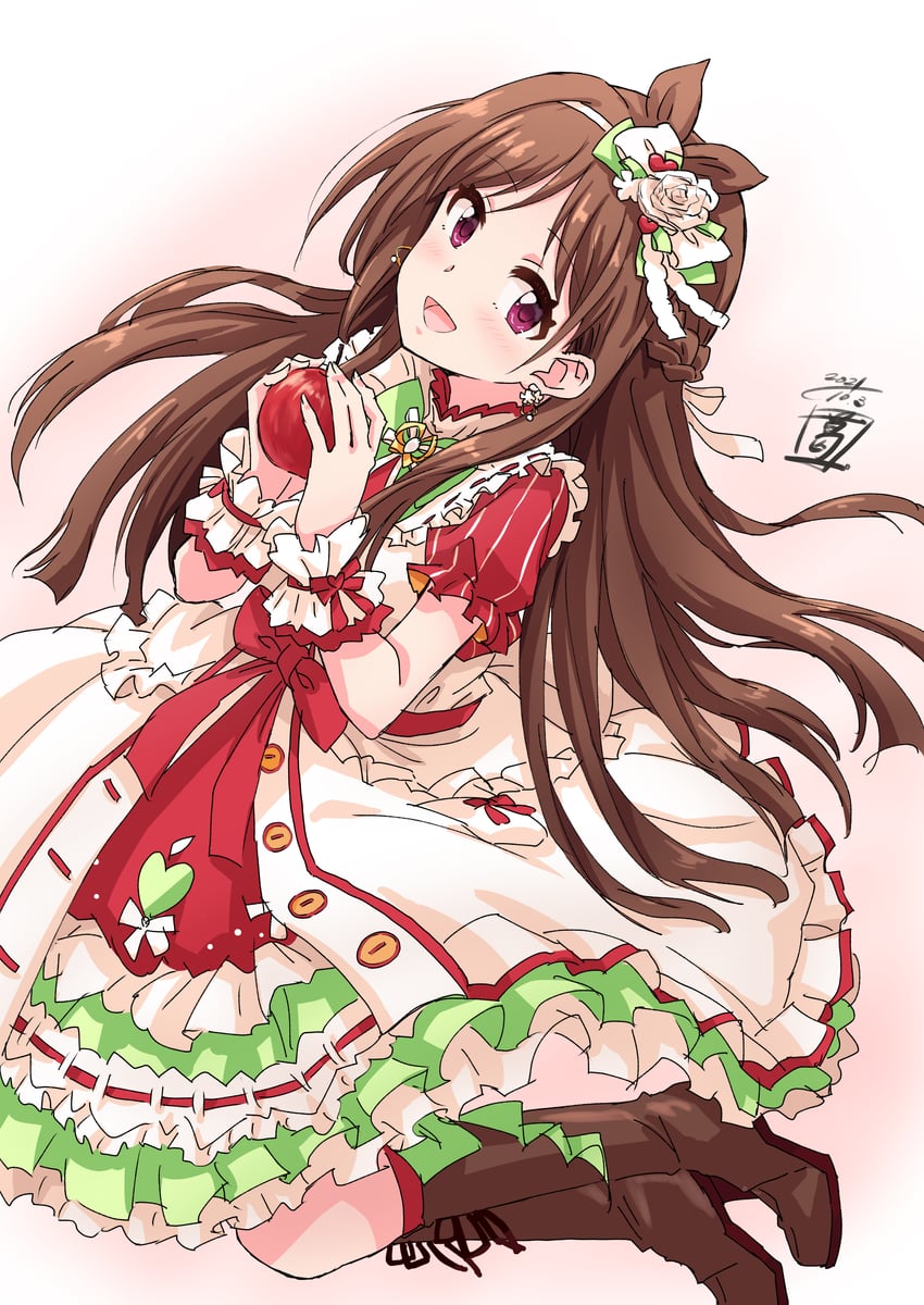 tsujino akari (idolmaster and 2 more) drawn by sekiya_kuzuyu
