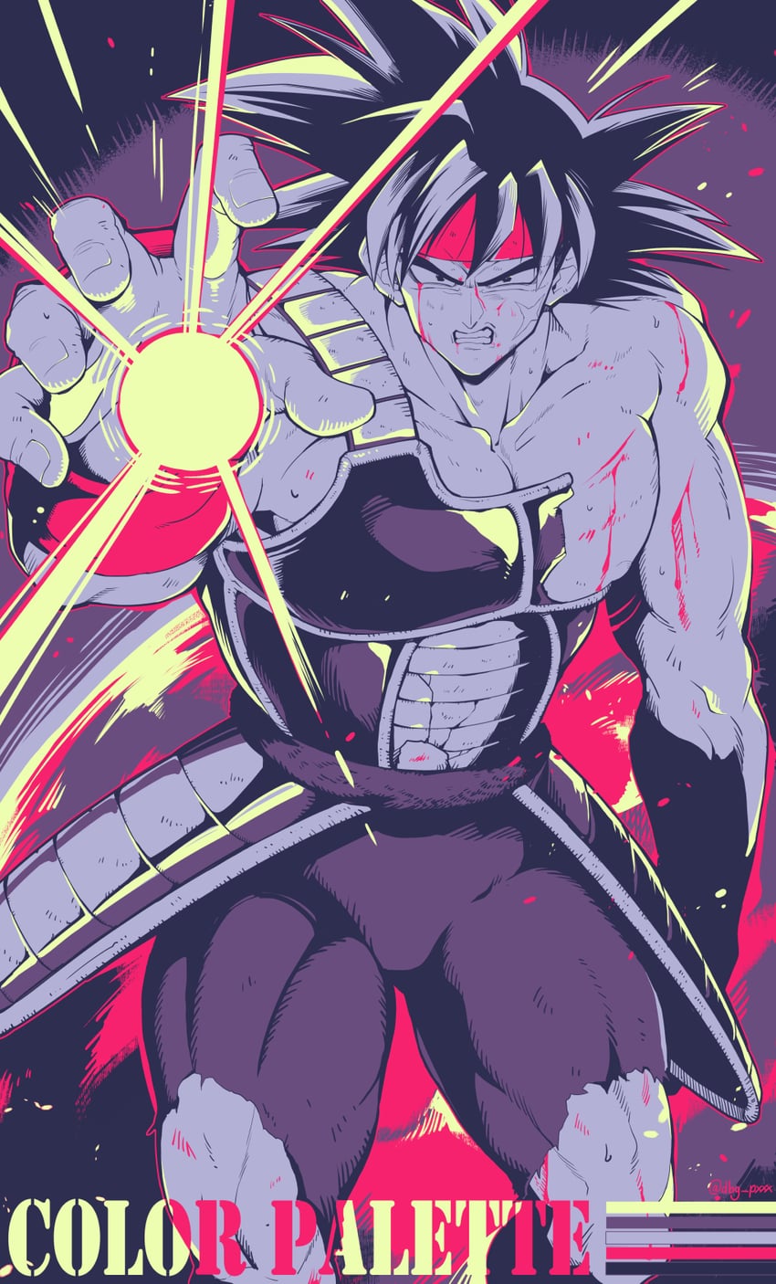 bardock (dragon ball and 1 more) drawn by bb_m0024
