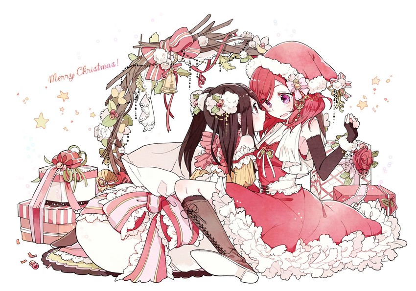 nishikino maki and yazawa nico (love live! and 1 more) drawn by yukiko_(tesseract)