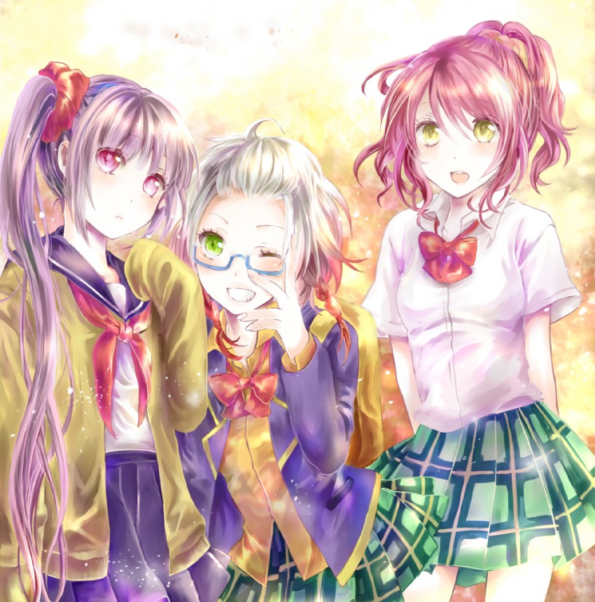 cheria barnes, sophie, and pascal (tales of and 1 more) drawn by riyuko_(kaioushin)