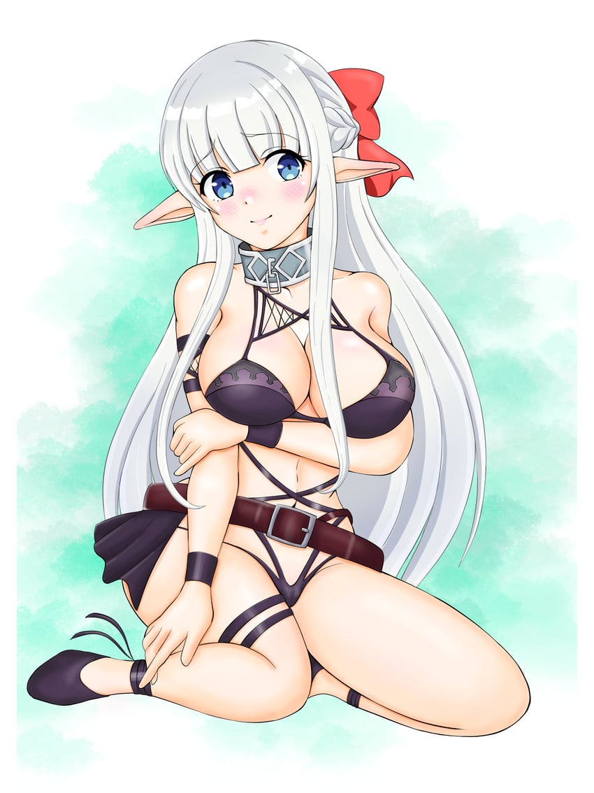 nephelia (maou no ore ga dorei elf wo yome ni shitanda ga dou medereba ii?) drawn by user_nxrh7488